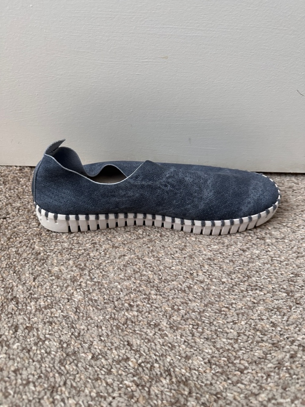 Ilse Jacobsen Tulip 139 Blue Denim Look Slip-on Shoes Women's Size 8.5-9 Boho - Picture 7 of 16
